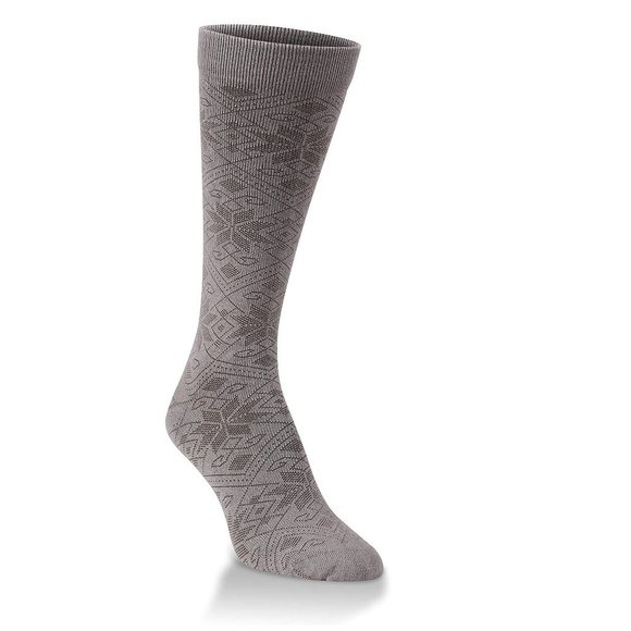 World's Softest Knit Cotton Snowfall Crew Socks - Picture 1 of 3